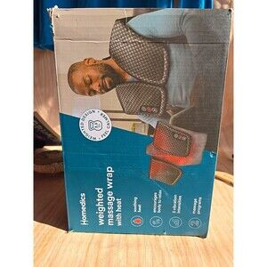 Homedics Weighted Comfort Wrap Vibration & Soothing Heat Shoulder Relax Blanket